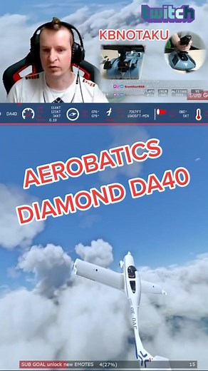 Flying some Stunts with the Diamond DA40 #msfs2020 #diamondaircraft #da40 #stunt #aerobatics #aviation #austria #otaku #looping #roll #crash #twitch #gaming #oida #udi #funny #fun #flight #flugzeug #airplane #aircraft #captain #twitchstreamer