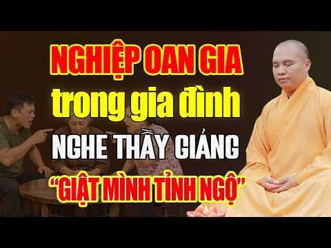 NGHIỆP OAN GIA Trong Gia Đình "Nghe Thầy Giảng Liền Giật Mình Tỉnh Ngộ" - TT. Thích Đạo Thịnh