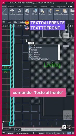 CAD 37 - Learn how to bring all text to the front in AutoCAD (Spanish) | AUTOCAD BASIC COURSE 37