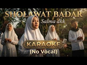Sholawat Badar - Salma dkk (Karaoke No Vocal)