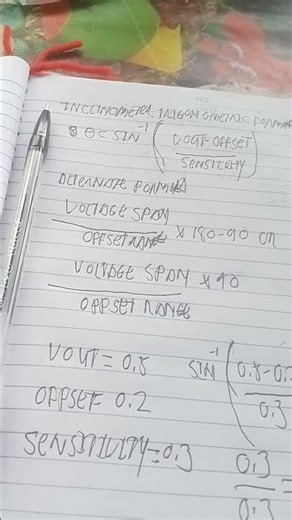 inclinometer trigonometric formula #robotics