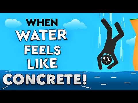 At What Height Does a Fall into Water Feel like Concrete? DEBUNKED