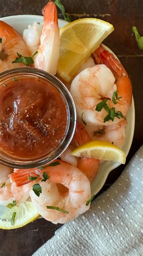 Horseradish Cocktail Sauce! ❤️ Full recipe and story on my Substack- link in bio! 🍤🍤 #ranchtotable #coastalfood #theranchtable #california #surfandturf #makeyourown #homemade #cocktailsauce #recipeshare | Elizabeth Poett