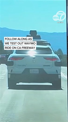 Waymo has hit the freeway... and San Jose Mineta International Airport is the first in California to allow passengers to be dropped off via a Waymo self-driving car. We decided to test it out; follow along from the backseat to see how it went. | ABC7 News