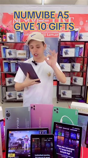 Exciting New NUMVIBE A5 Tablet Release with 10 Gift Options!