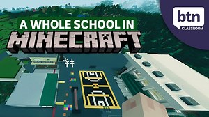 A fun way to do STEM! Students recreate their school in Minecraft. *Teacher Resource available too | Behind the News