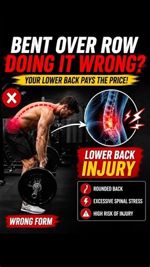Fix Your Bent Over Row Today! ✅ 😱 #workout #shorts #fitness #usa #ytshorts #gym #exercise