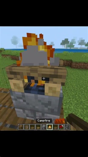 Minecraft Smallest House💀(World's Smallest Violin) #shorts #minecraft