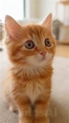 Curious Kitten Meets New Sound - Adorable Reaction 😻💫 #kitten #cute #reaction
