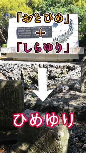 【沖縄戦：こっちがひめゆりの塔です】#沖縄戦 #太平洋戦争 #歴史 #糸満市 #ひめゆり学徒隊 #shorts