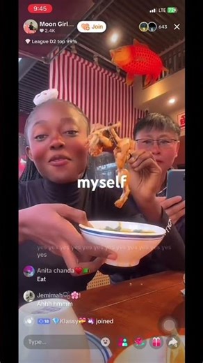 She ate snake and frog on live