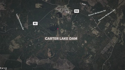 Crews race to lower Carter Lake after dam damage found