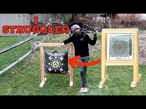 DIY Archery Target Stand...With Basic Tools | Sam Green Maker