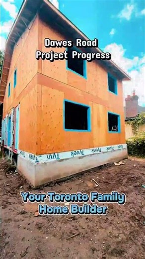 Home Addition Progress, featuring our East York home build on Dawes Road