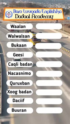 Learn English with Somali Language Guides