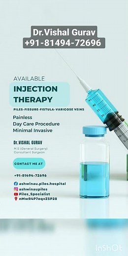 Sclerotherapy (Injection Therapy) in Hemorrhoids (Piles)