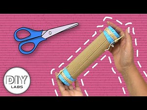 Rain Stick MUSIC INSTRUMENT Paper Roll Craft | Fast-n-Easy | DIY Labs