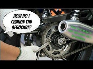 How To Install A Sprocket On A Drz400sm