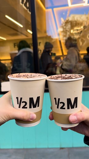 ad You need to try the delicious new dark hot chocolate at Half Million Coffee ☕️ The new dark hot chocolate and the milk hot chocolate are both made from real melted chocolate and have a velvety, smooth texture. Both drinks are organically and ethically sourced. Half Million Coffee is opposite Selfridges on Oxford Street so it’s a perfect location to visit while you’re Christmas shopping. 📍407 Oxford Street, W1C 2PE ⏰ Open 8am to 10pm every day apart from Sunday when it closes at 9pm #ad #warm