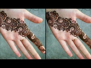 Easy Bel Design/Front Hand Arabic Mehndi Design/Arabic Bel Mehndi Design/Simple Mehndi Design/Mehndi
