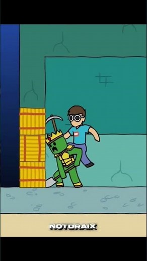 Dream Speedrun Animation 💀 #minecraftshorts