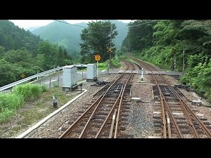 JR木次線 三段式スイッチバック(Three-stage Switchback on the JR Kisuki Line)