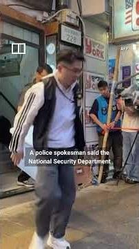 National security police arrest 5 in Hong Kong bookstore raids