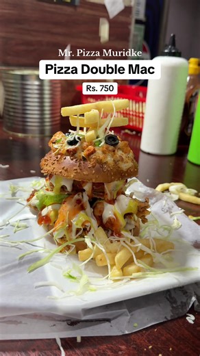 Pizza Double Mac: The Ultimate Pizza Burger Experience