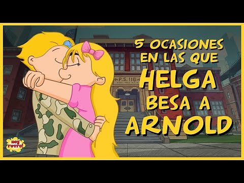 5 OCASIONES en las que HELGA ha besado a ARNOLD 😘🎀🧢 | Hey Arnold!