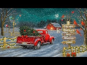 Timeless 1950s Christmas Music: Retro Holiday City Ambience & Classic Songs 🎶