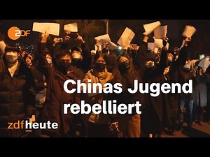Corona-Proteste in Peking: Junge Chinesen wollen Freiheit statt Corona-Tests I auslandsjournal