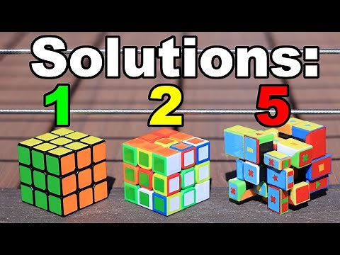 This Rubik's Cube has 5 different solutions!