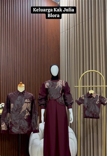 Batik Couple Pasangan: Inspirasi Batik Keluarga Kak Julia Blora