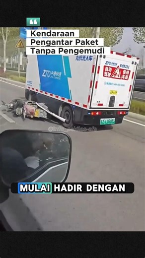 Masa Depan Logistik: Kendaraan Pengantar Paket Tanpa Pengemudi 🚛 #Teknologi #Otomatisasi #Logistik