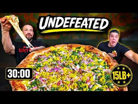 Undefeated 15LB Pizza Challenge in 30 Minutes