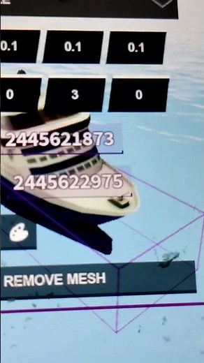 cruise ship mesh code roblox
