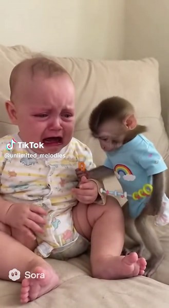 Der arme Baby-Affe: Ein herzzerreißendes Video