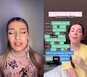 #duet cu @clairelomulder my first popcorn duet 🤪 TikTok