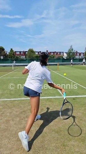 My Forehand Contact Point & Follow Through Super Slow Motion 1000 FPS #tennis #sports #forehand