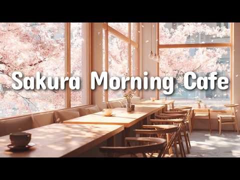 🌸 Sakura Morning Cafe Lofi | 桜の朝カフェ 作業用BGM — Piano & Guitar for Study / Work / Relax
