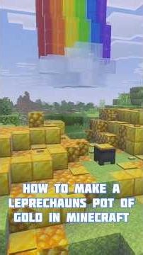How To Make A Leprechaun’s Pot Of Gold In Minecraft