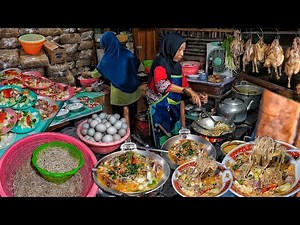 KALAU SUDAH REZEKI JUALAN TERSEMBUNYI PUN RAMAI PEMBELI??? WARUNG MIE LETHEK MBAH JUMAL