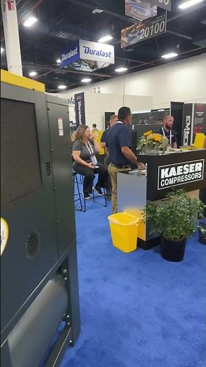 A quick look at the Kaeser air compressor booth at the @semashow
