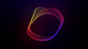 Download Gradient Circle Line curve, shape circle pattern, background illustration, modern bright design line, vector flowing futuristic, gradient graphic, blue, concept dynamic, geometry, minimal shiny round for free