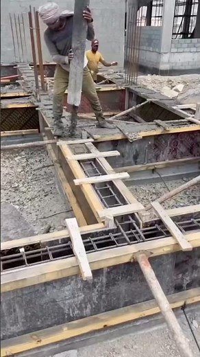 Ground Beam Construction #groundbeam #civilengineeringbasics #buildingconstructionwork