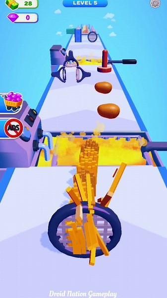 🥔 Potato Rush – Can I Save Every Potato? Lvl. - 5 😱 #potatorush​ #shortsgame​