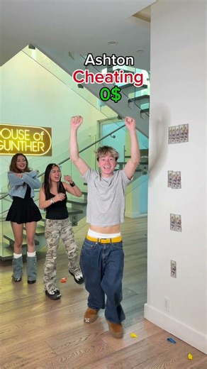 Fun games with Gunther! 💸 #houseofgunther #trending #richdog #ytshorts