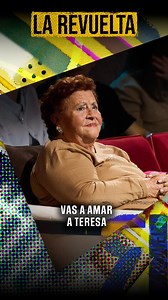 318K views · 11K reactions | Lo que más me alegra de habernos pasado a Televisión...ESPAÑOLA es que nos haya descubierto gente como Teresa porque nos ha permitido conocerla a ella. La vas a amar ❤️ ____________ 嬨 #LaRevuelta, de lunes a jueves en abierto a las 21:40h en La 1 de @rtve y todos los programas completos en @rtveplay | La Revuelta | Facebook