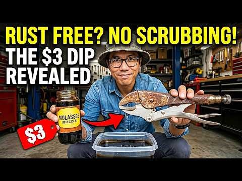 $3 Pantry Syrup KILLS ALL Rust. No Scrubbing. (Mechanics Hide This)