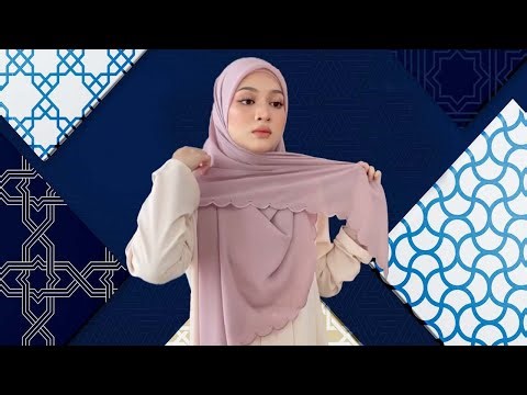 CARA MEMAKAI HIJAB SEGIEMPAT DENGAN STYLE MODERN, KREASI SIMPEL, MUDAH & CANTIK